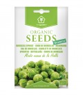 Brussels sprout "Medio enana de la Halle", Minigarden Organic Seeds